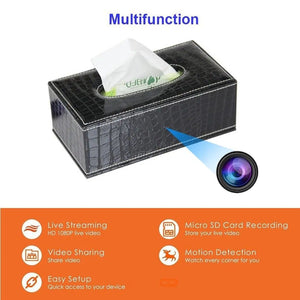 Tissue Box Camera - features
