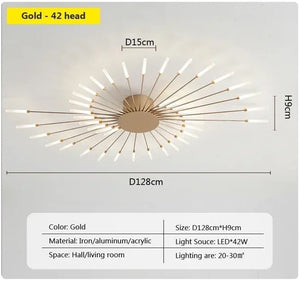 magic wand light | architectural lighting design | sunburst light fixture | sunburst ceiling light | sunburst ceiling medallion