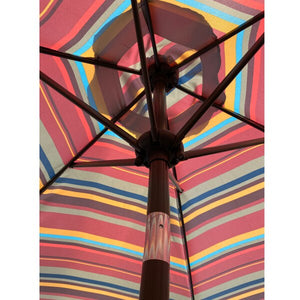 patterned patio umbrella | multi colored patio umbrellas | colorful patio umbrella | rainbow patio umbrellas | multi colored umbrellas