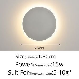 Touch Circular Wall Lamp