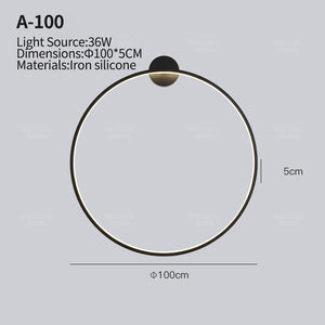 Minimalist Circular Wall Sconce