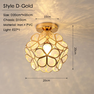Geometric Flower Ceiling Light