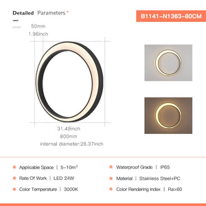 Outdoor Moon Sconce