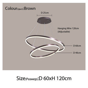 Luxury Multi-Rings Chandelier