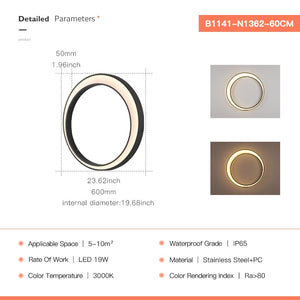 Outdoor Moon Sconce
