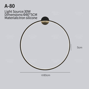 Minimalist Circular Wall Sconce