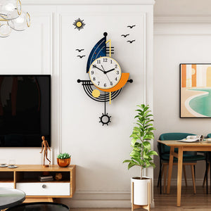 nautical clock | nautical clocks | nautical clock wall | marine clocks | ships clock for sale | vintage ships clock | maritime wall clock | Sailboat Wall Clock