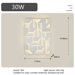 Geometric Minimalist Wall Light