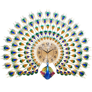 peacock wallpaper | unique wall clocks | wall clock for living room | peacock decor | metal wall clock | peacock clock | peacock wall clock | peacock wall decor | metal wall clock large | large metal clock | oversized metal wall clock | peacock wall decor metal | large peacock wall clock