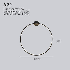 Minimalist Circular Wall Sconce