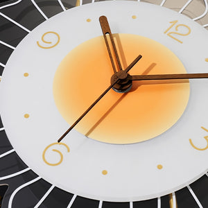 flower wall clock | flower shaped clock | floral wall clock | vintage floral wall clocks | linnaeus flower clock