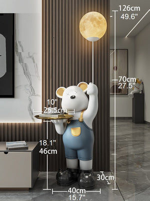 wooden bear statue | standing bear statue | cement bear statue | standing bear museum