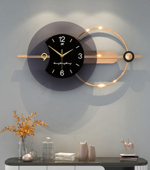 modern wall clock | modern wall clock large | black wall clock | black and gold wall art | black clock | minimalist wall clock | black wall clock large  | oversized modern wall clock | black and gold wall clocks | modern wall clock for living room | black wall clock modern | black and gold clock
