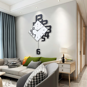 modern wall clock | 30 inch wall clocks | analog wall clock | frameless wall clock | extra large modern wall clock | digital clock with analog display