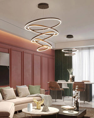 Luxury Multi-Rings Chandelier