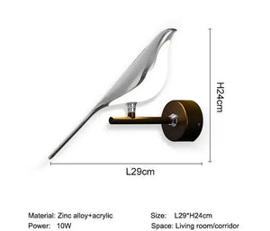 Bird Wall Lamp