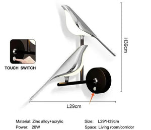 Bird Wall Lamp