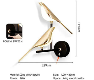Bird Wall Lamp