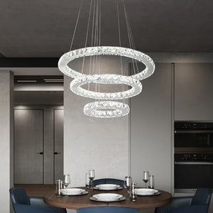 Three-tier Chandelier with Crystal Accents - iSmart Home Gadgets Limited