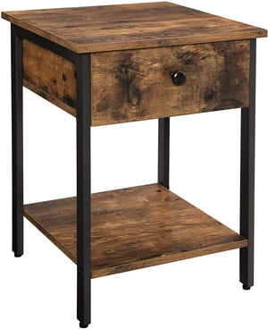 2-Tier Industrial Side Table - iSmart Home Gadgets Limited