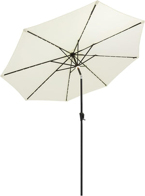 solar umbrella lights | 10-foot patio umbrella with solar lights | string lights for umbrella | umbrella pole light | string lights for patio umbrella | patio umbrella string lights | best umbrella lights | waterproof umbrella lights