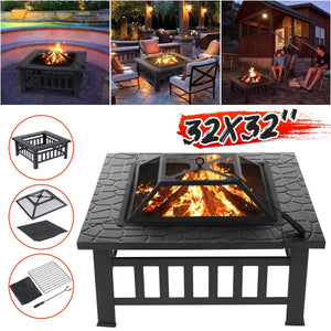 Large Iron Fire Pit (32 Inches) - iSmart Home Gadgets Limited