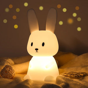 rabbit lamp | rabbit table lamp | white rabbit lamp | lumipets night light | vintage bunny lamp | lumipets bunny night light | bunny night light plug in | cute bunny lamp | ceramic bunny lamp | hiding bunny lamp