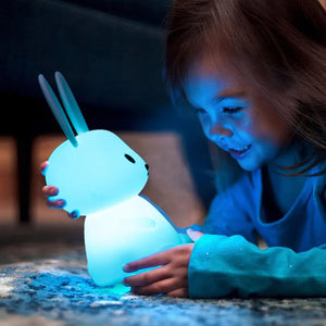 rabbit lamp | rabbit table lamp | white rabbit lamp | lumipets night light | vintage bunny lamp | lumipets bunny night light | bunny night light plug in | cute bunny lamp | ceramic bunny lamp | hiding bunny lamp