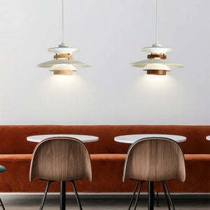 Hans Jürgen Phling Natural Wood Pendant Lamp