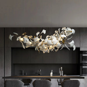 modern branch chandelier | black branch chandelier | rustic branch chandelier | diy branch chandelier | modern tree branch chandelier