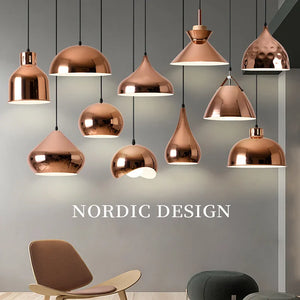 rose gold light fixture | rose gold ceiling light | nordic ceiling light | modern nordic pendant light | rose gold led lights | rose gold fairy lights | rose gold pendant light kitchen