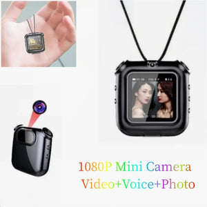 Meet the Smart Necklace SpyCam: a stylish, compact device for discreet video, voice, and photo capture in 1080P. Easily held or worn as a necklace, it provides detailed lens and screen views for covert convenience.