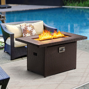 Premium 44" Propane Fire Pit Table - iSmart Home Gadgets Limited