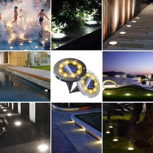 solar ground light | beau jardin solar lights | flat in-ground solar lights | best solar lights for shaded areas