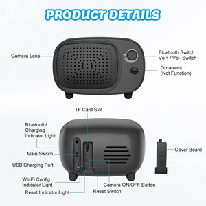 SpyCam Bluetooth Speaker - iSmart Home Gadgets Limited