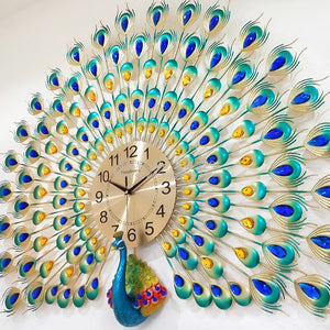 peacock wallpaper | unique wall clocks | wall clock for living room | peacock decor | metal wall clock | peacock clock | peacock wall clock | peacock wall decor | metal wall clock large | large metal clock | oversized metal wall clock | peacock wall decor metal | large peacock wall clock
