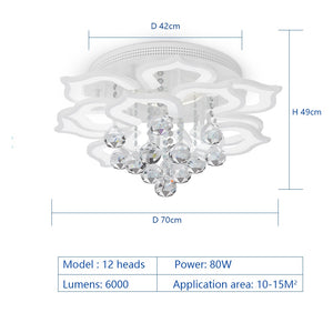 White Rose Ceiling Light - iSmart Home Gadgets Limited