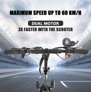 Dual Drive Electric Scooter - iSmart Home Gadgets Limited
