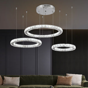Three-tier Chandelier with Crystal Accents - iSmart Home Gadgets Limited