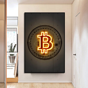Frameless Bitcoin Print - iSmart Home Gadgets Limited