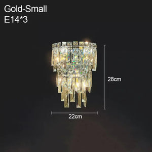 battery operated wall sconces | crystal wall sconces | elegant wall sconces | modern crystal wall sconce | backlit wall sconce | vintage crystal sconces