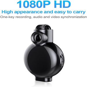 The Necklace SpyCam is a small, round black 1080P HD camera with one-key recording and audio-video sync. Ultra-portable, it’s perfect as hidden camera jewelry or a spy camera necklace for discreet recording.