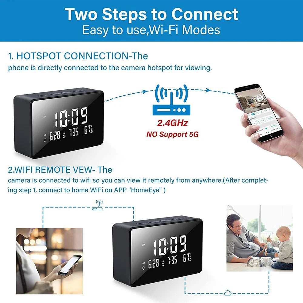spy cam clock | best alarm clock spy camera with audio | spy camera clock with audio | wireless hidden camera clock | hidden camera clock amazon | wireless spy camera clock | modem spy camera