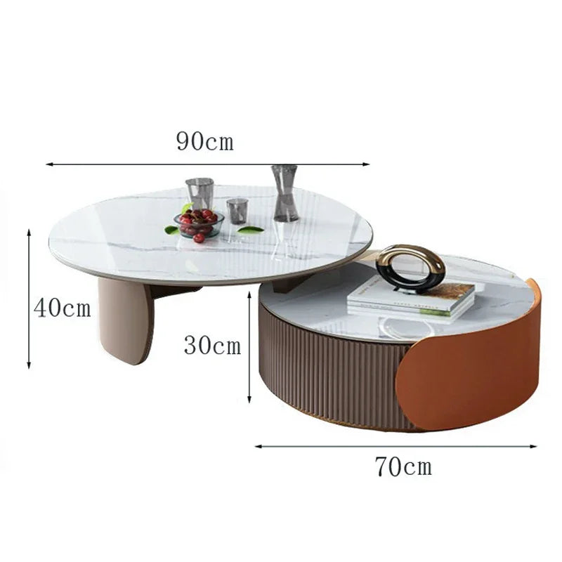 Luxe Round Coffee Table