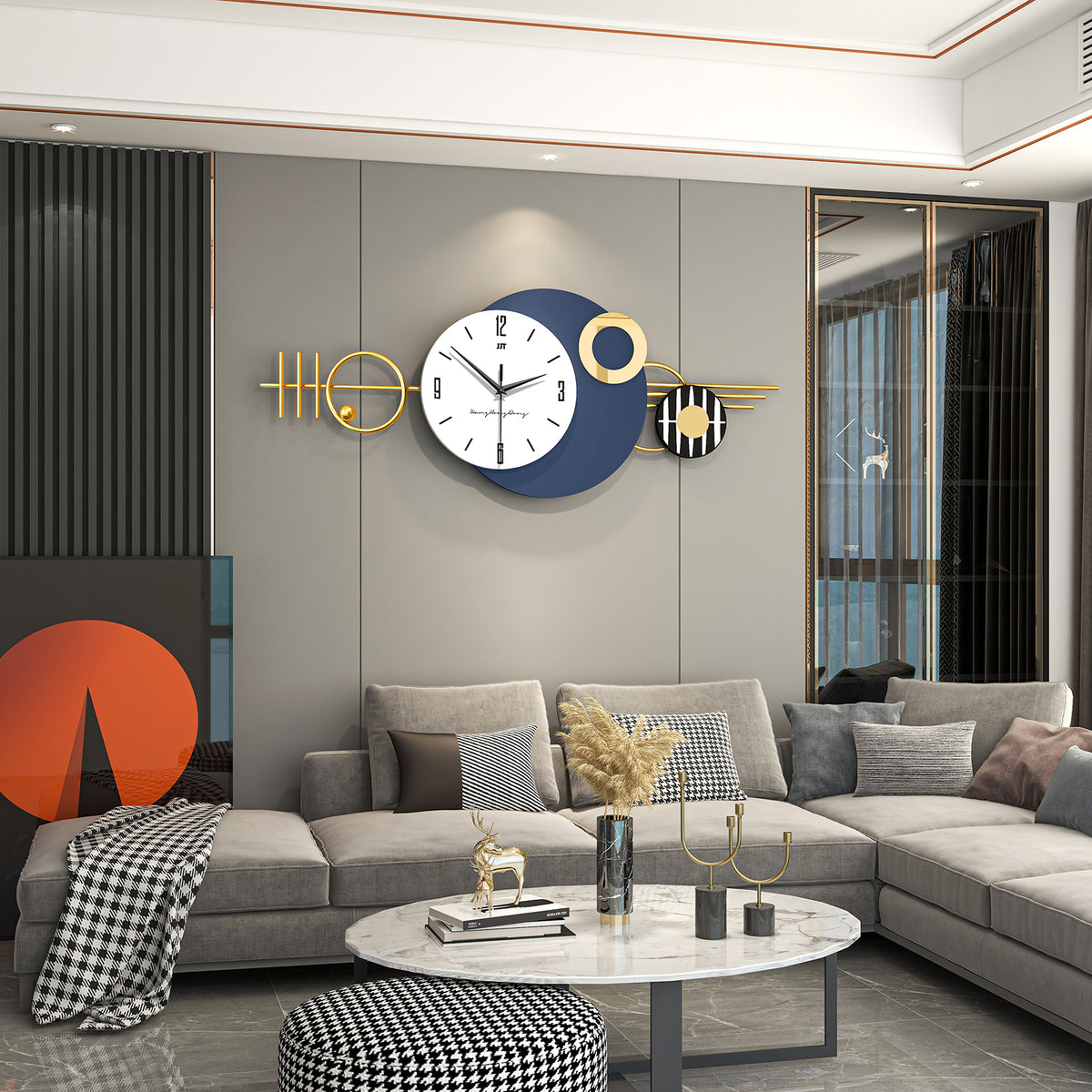 round wall clocks | large round clock | 40 inch round wall clock