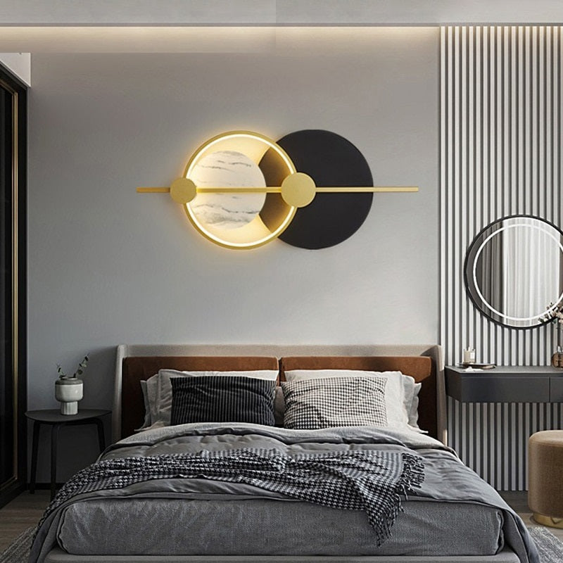 Dual Circular Wall Sconce