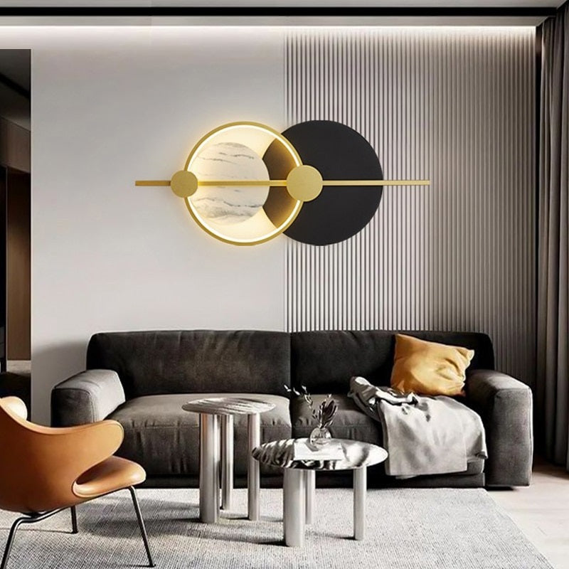 Dual Circular Wall Sconce