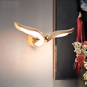 Enhance your home's interior with a breathtaking Flying Bird Wall Light, featuring a stunning gold wing shaped design that adds an elegant touch to any room. Perfect for complementing your home's decor