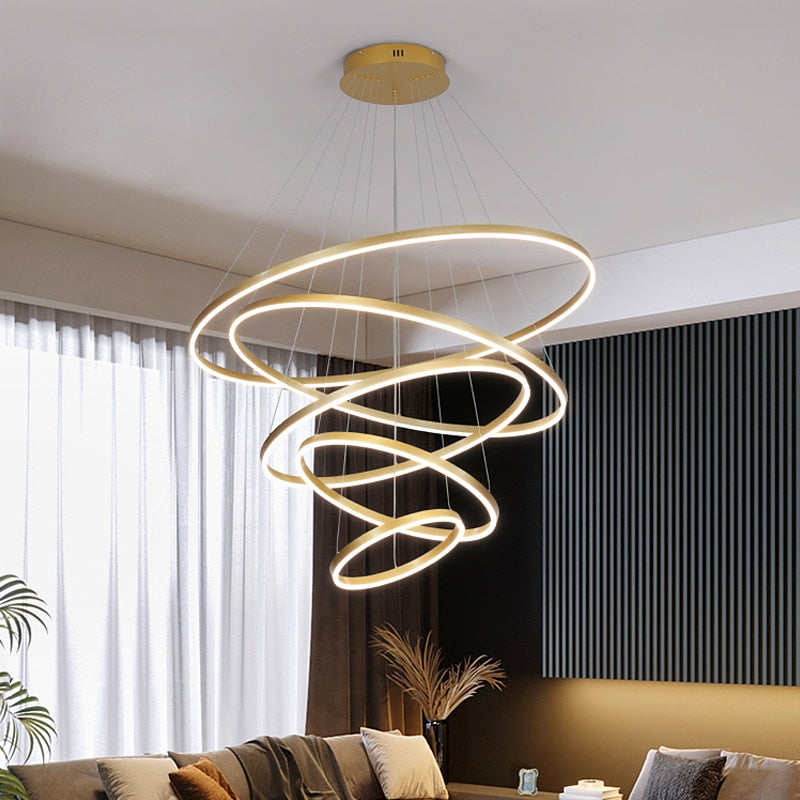 Luxury Multi-Rings Chandelier