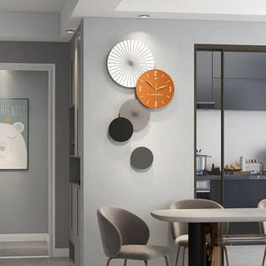 Modern Pinwheel Wall Clock